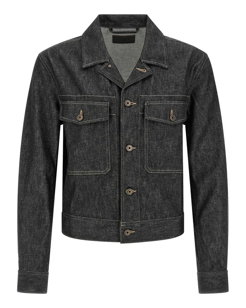 Christophe Lemaire Casualjacke - Blau Blau
