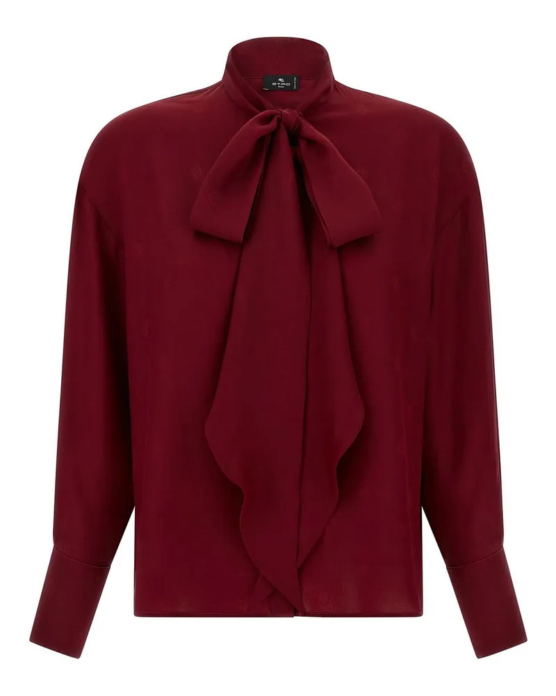 Etro Bluse - Dunkelrot Dunkelrot
