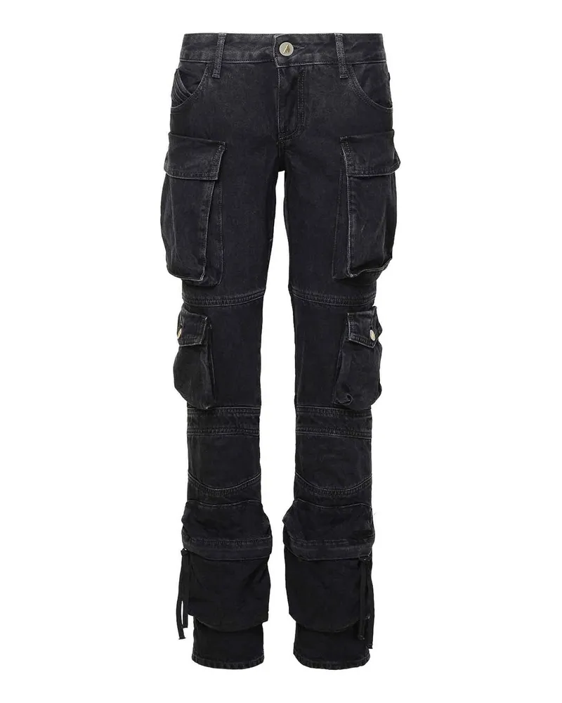 ATTICO Bootcut Jeans - Schwarz Schwarz
