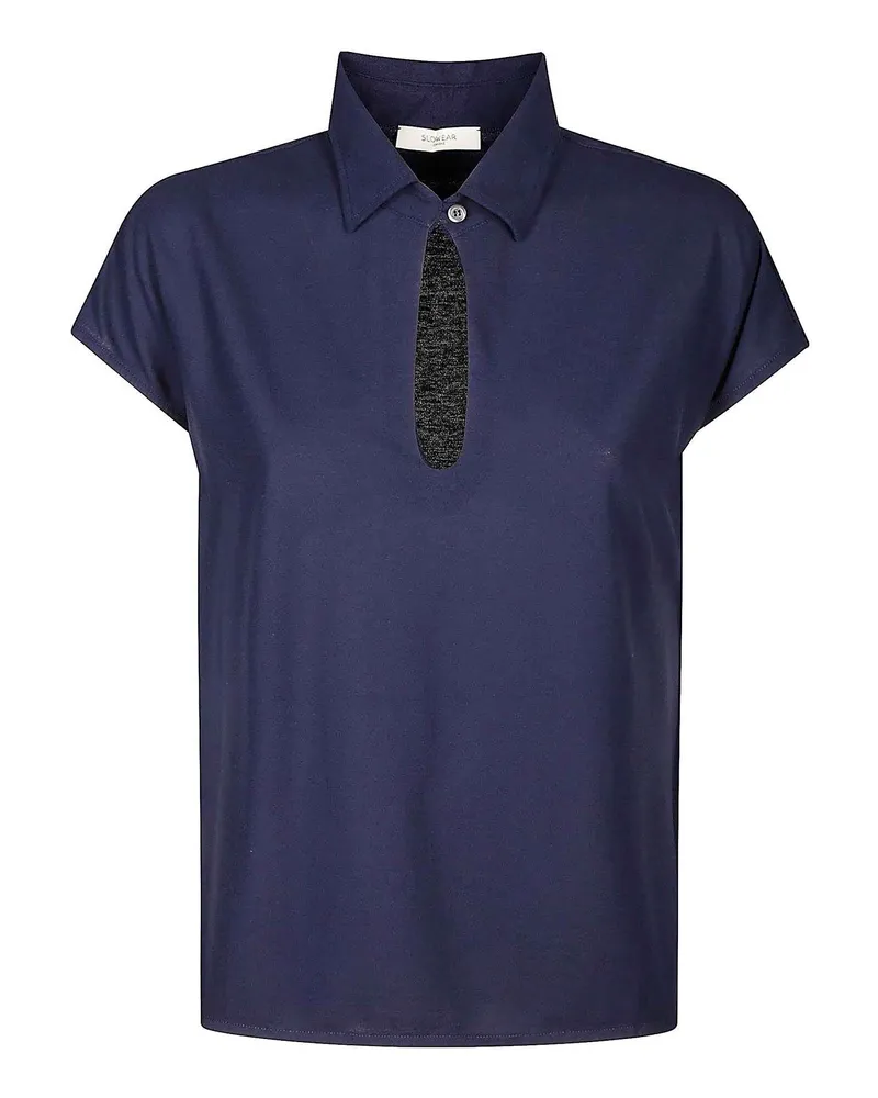 Zanone Poloshirt - Jeansblau Jeansblau