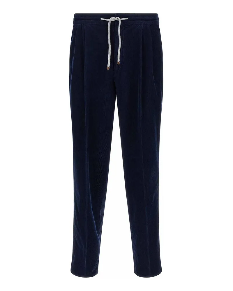 Brunello Cucinelli Casual Hose - Blau Blau