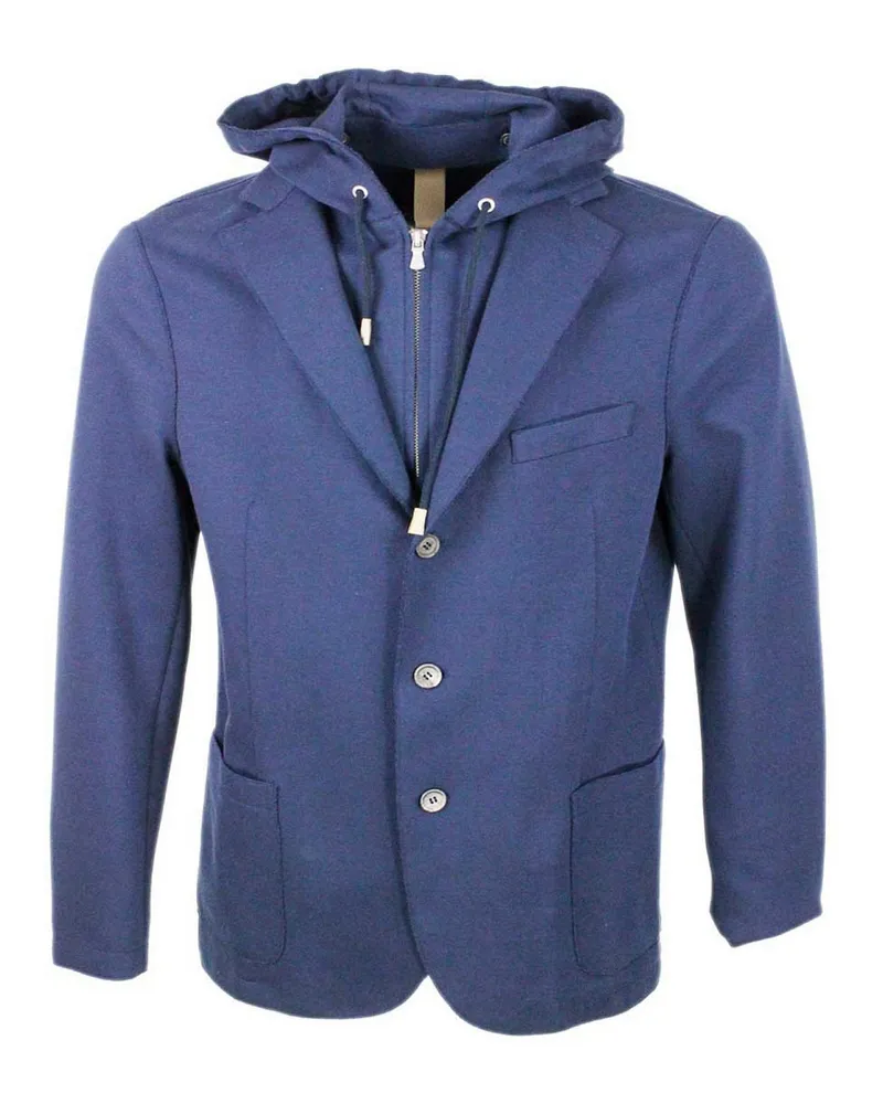 Eleventy Casualjacke - Blau Blau
