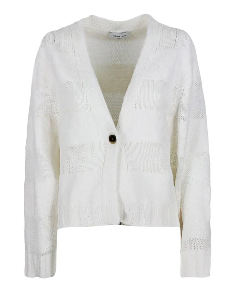 Fabiana Filippi Cardigan - Weiß Weiß