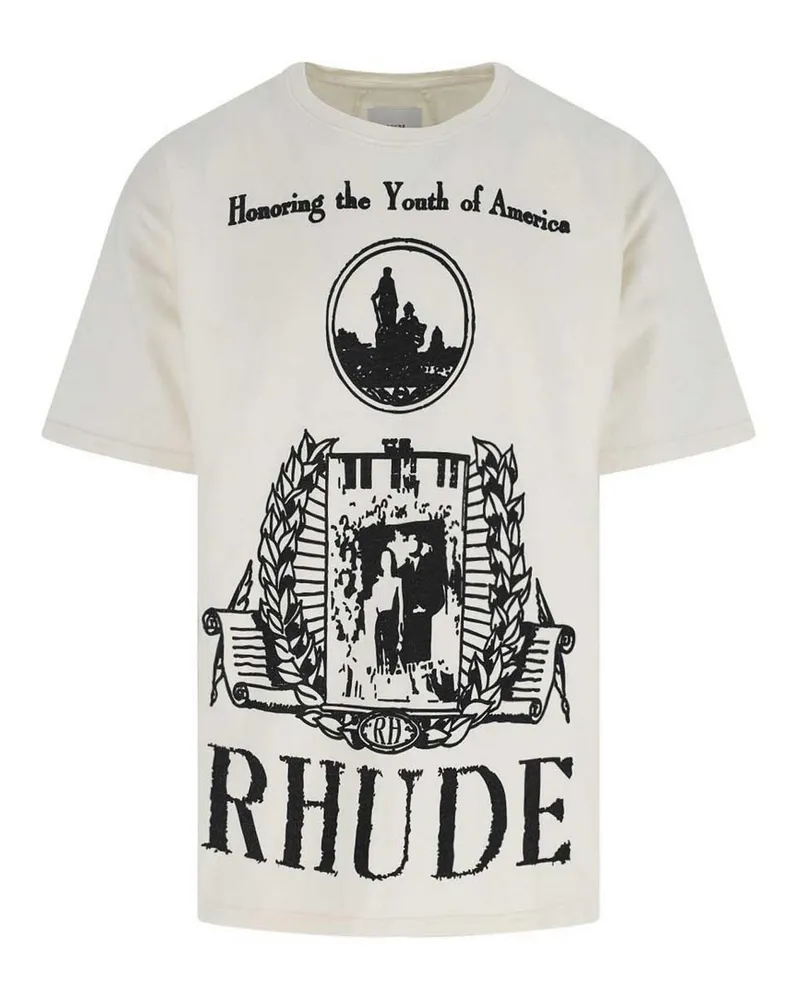 RHUDE T-Shirt - Weiß Weiß