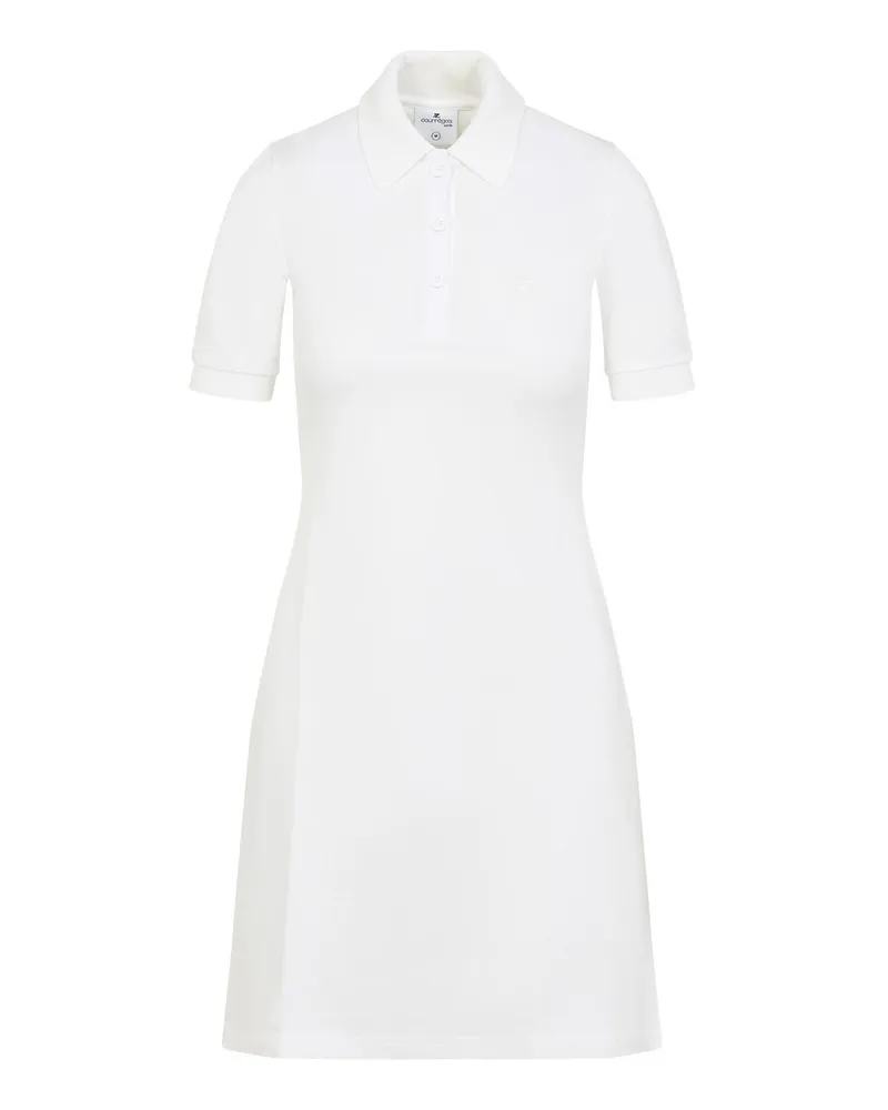 Courrèges Knielanges Kleid - Beige Beige