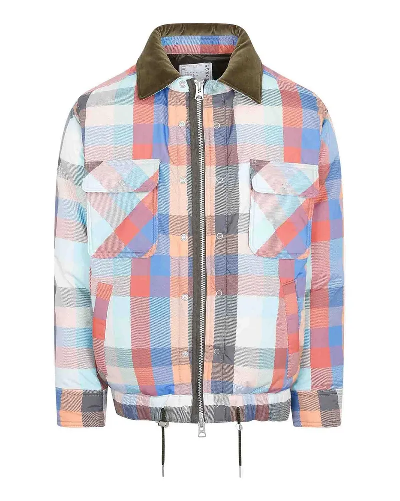 Sacai Daunenmantel - Blau Blau