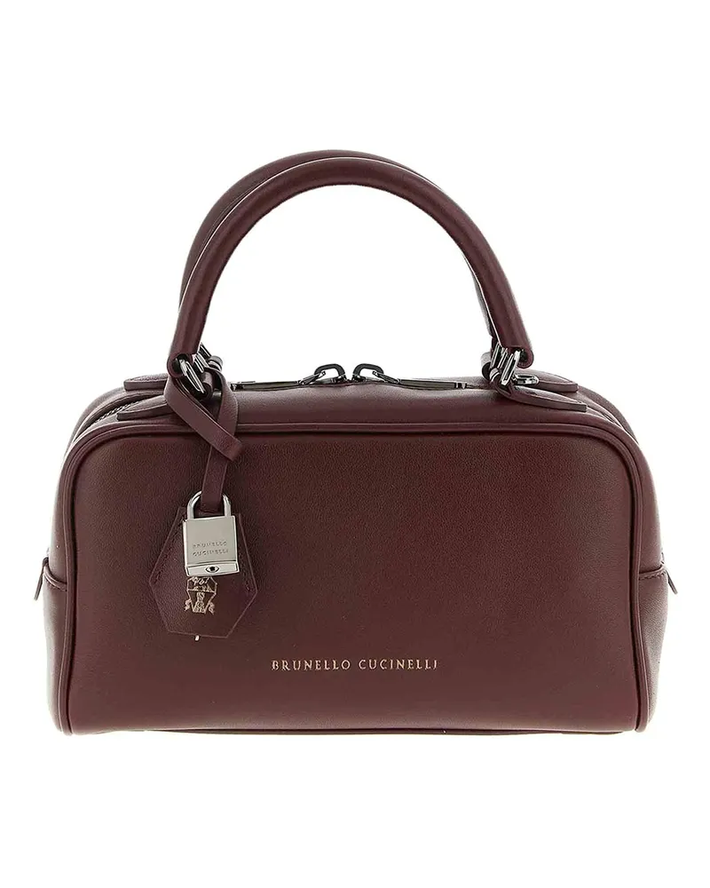 Brunello Cucinelli Shopper - Dunkelrot Dunkelrot