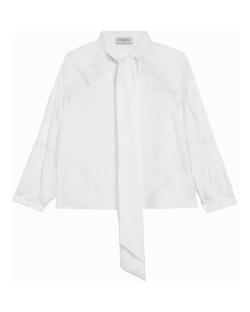 Ermanno Scervino Bluse - Weiß Weiß