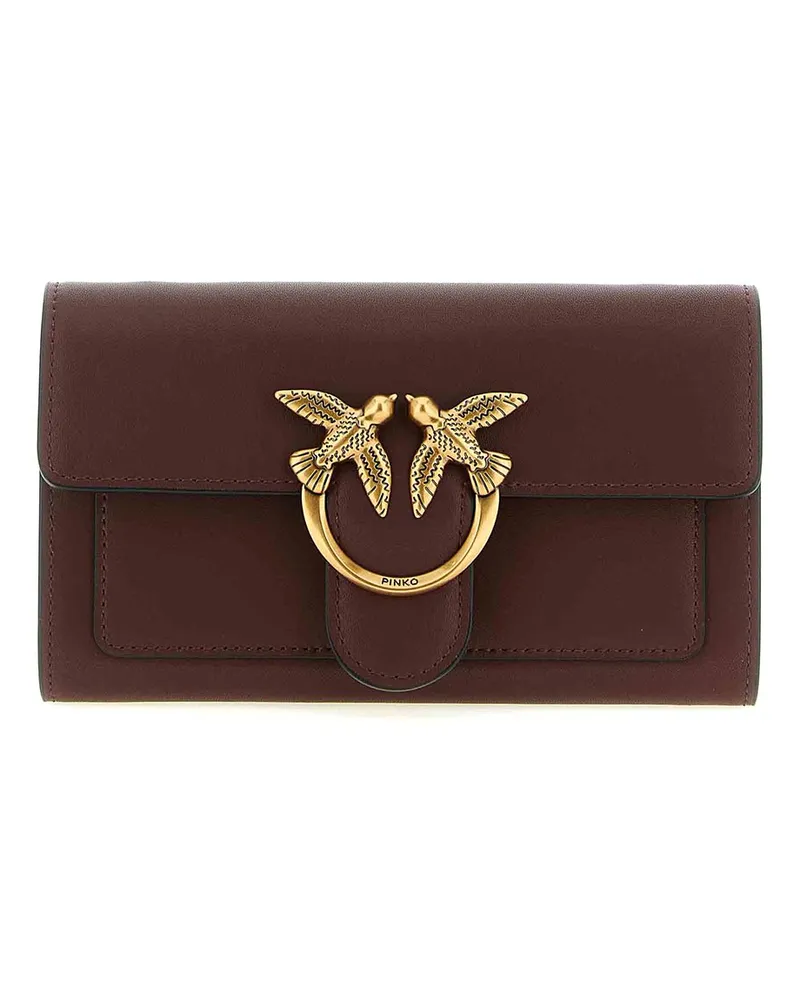 Pinko Portemonnaie - Dunkelrot Dunkelrot