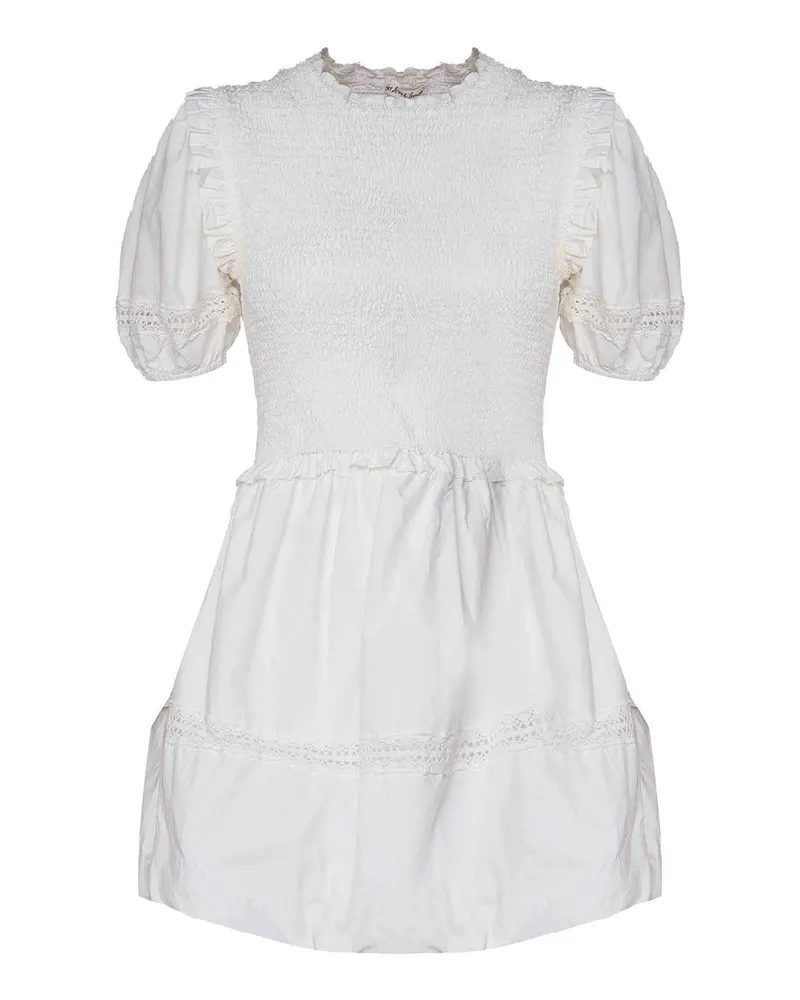 For Love and Lemons Kurzes Kleid - Weiß Weiß