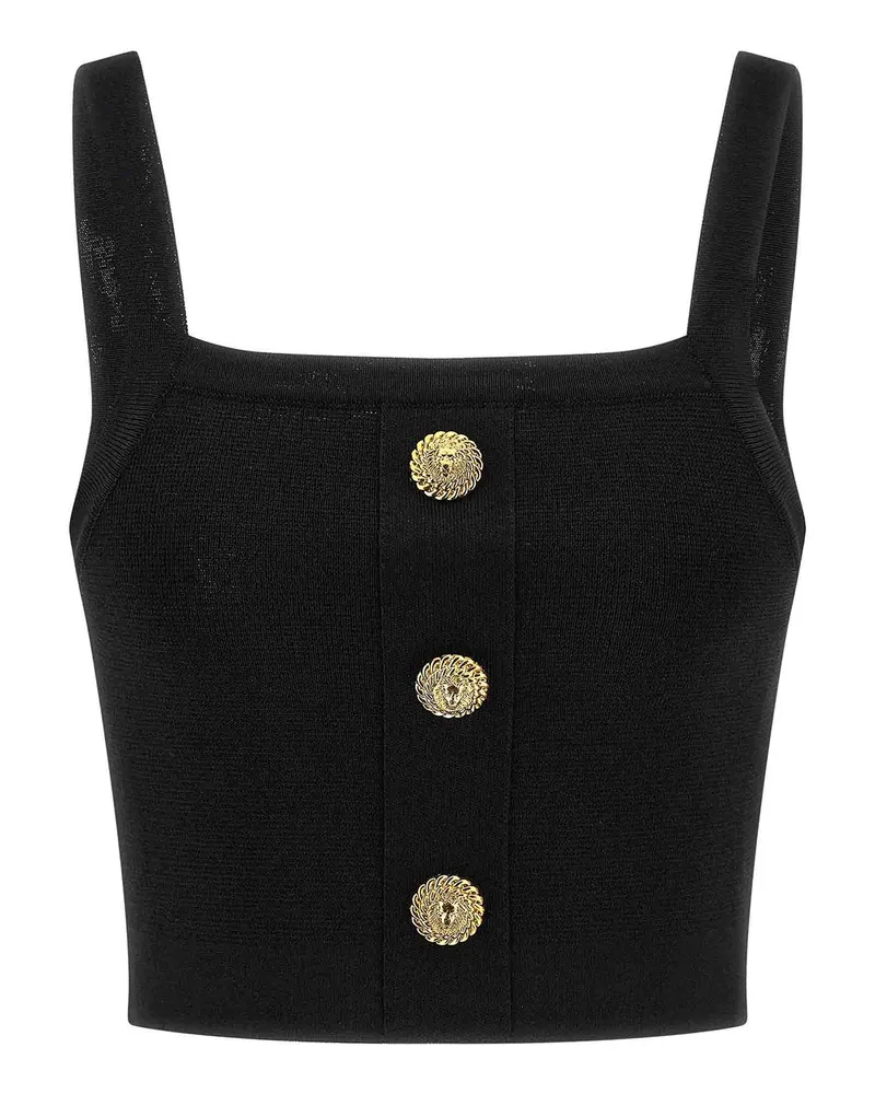 Balmain Top - Schwarz Schwarz