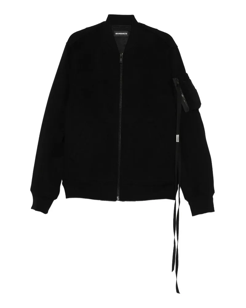 Ann Demeulemeester Bomberjacke - Schwarz Schwarz