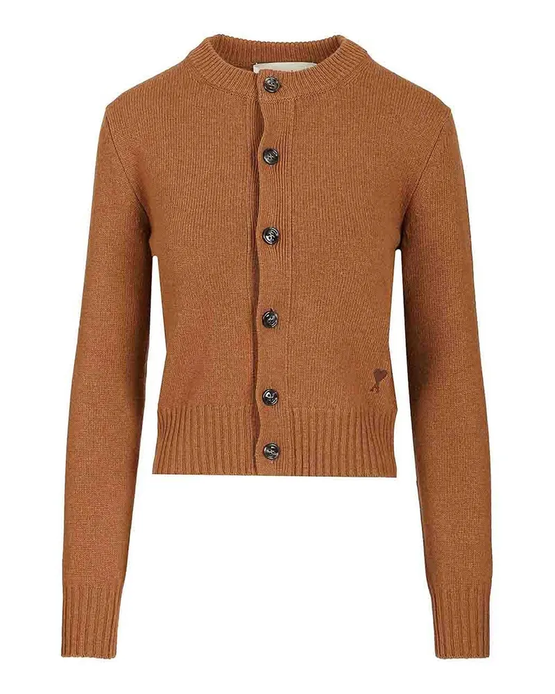 AMI Paris Cardigan - Braun Braun