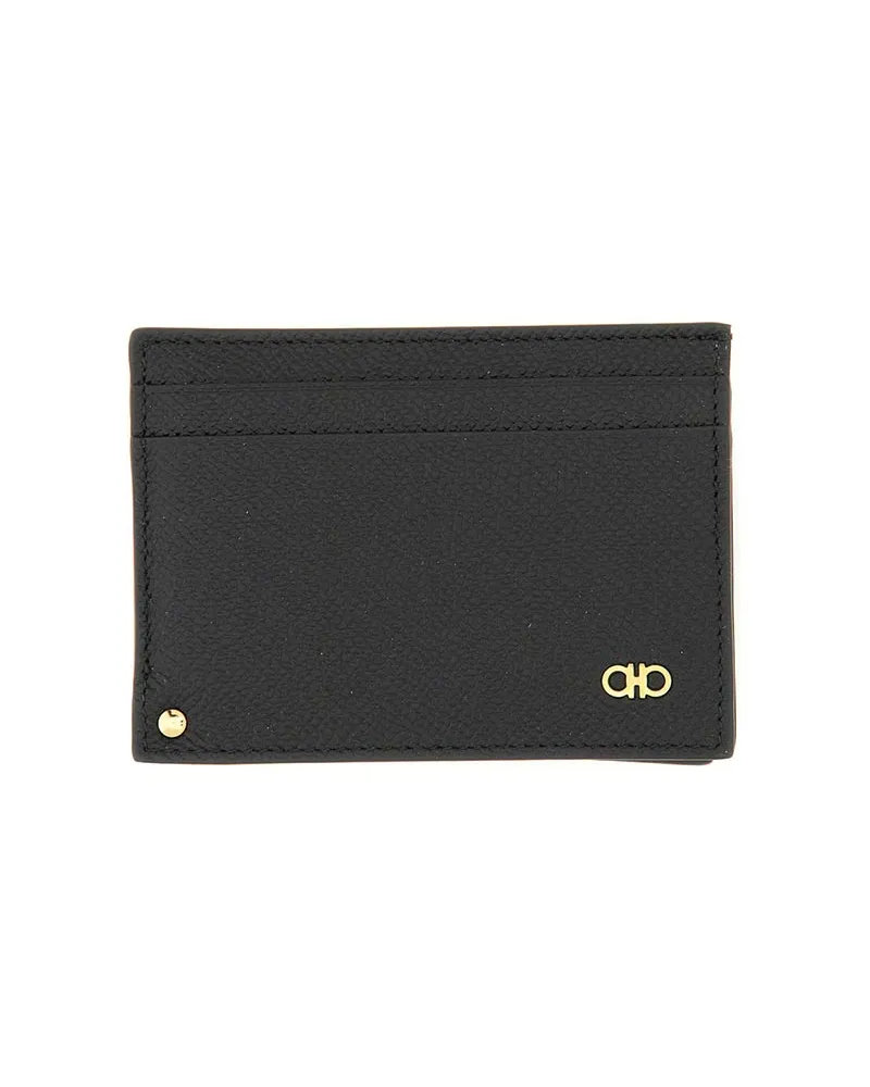 Ferragamo Portemonnaie - Schwarz Schwarz