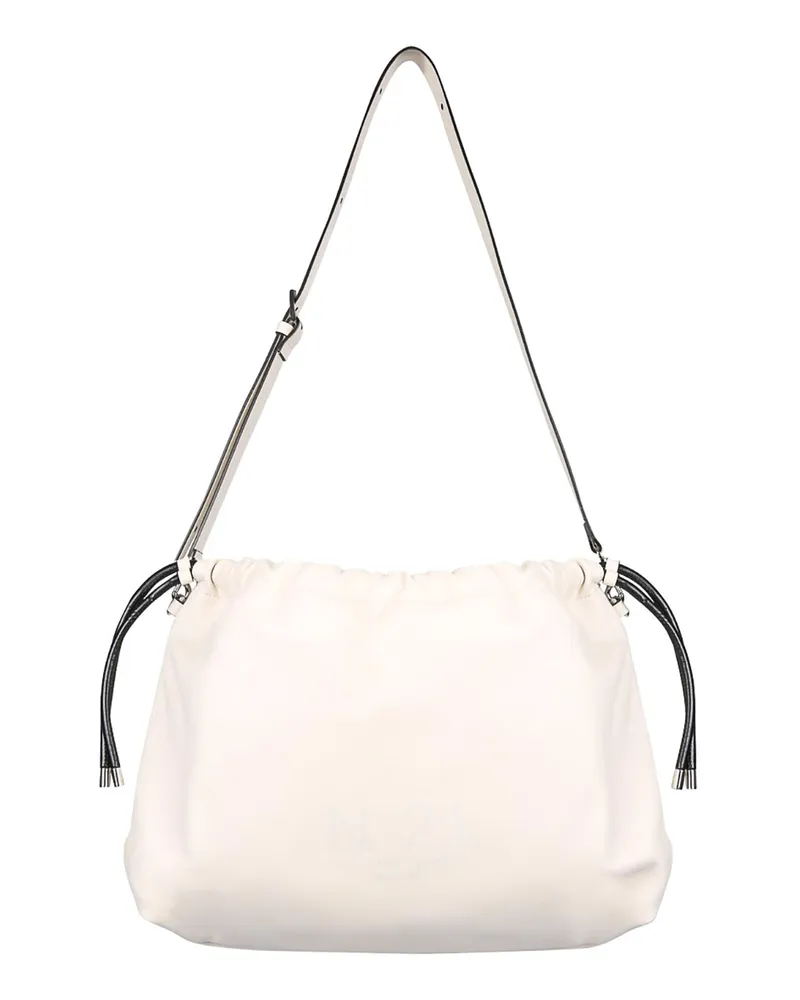 N° 21 Schultertasche - Weiß Weiß