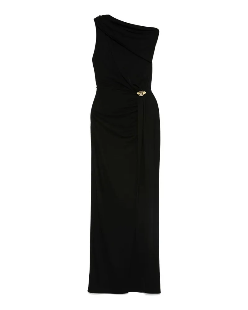 Elisabetta Franchi Knielanges Kleid - Schwarz Schwarz