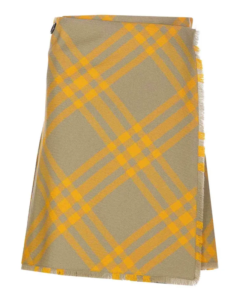 Burberry Midirock - Gelb Gelb