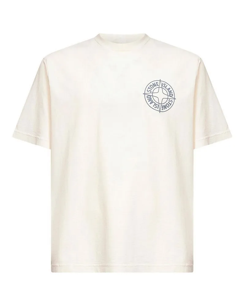 Stone Island T-Shirt - Weiß Weiß