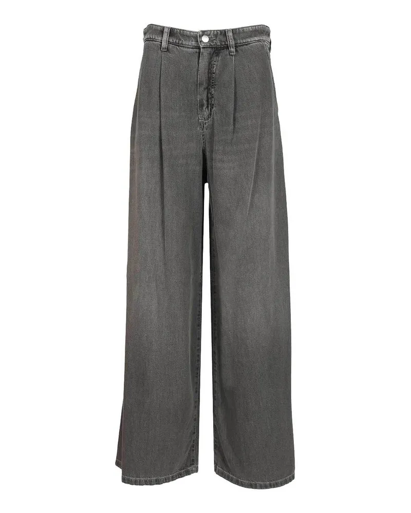 Max Mara Straight Leg Jeans - Grau Grau