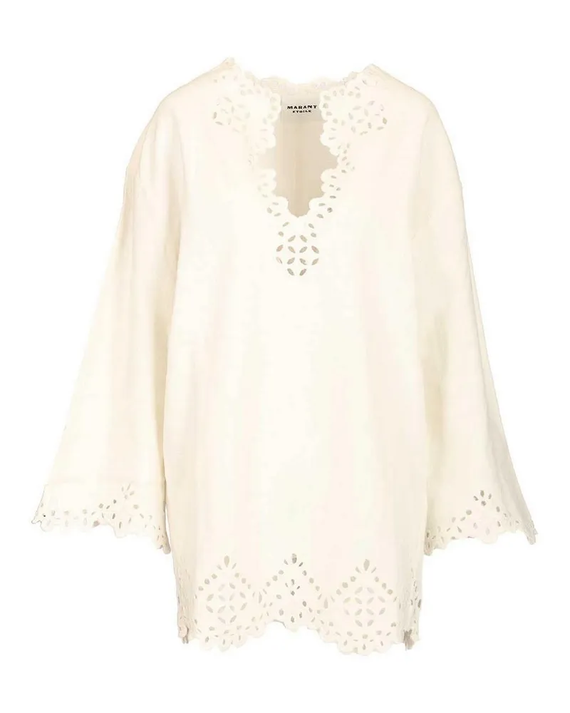 Étoile Isabel Marant Kurzes Kleid - Weiß Weiß