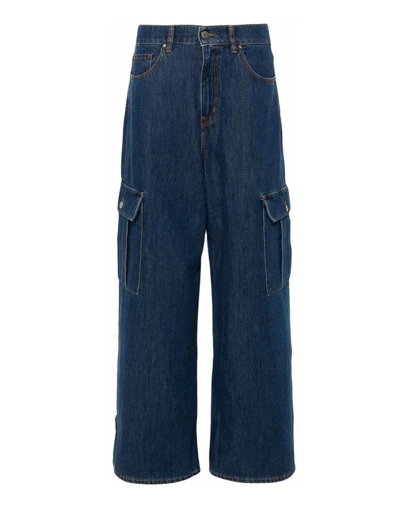 P.A.R.O.S.H. P. A.R. O.S. H. Bootcut Jeans - Blau Blau