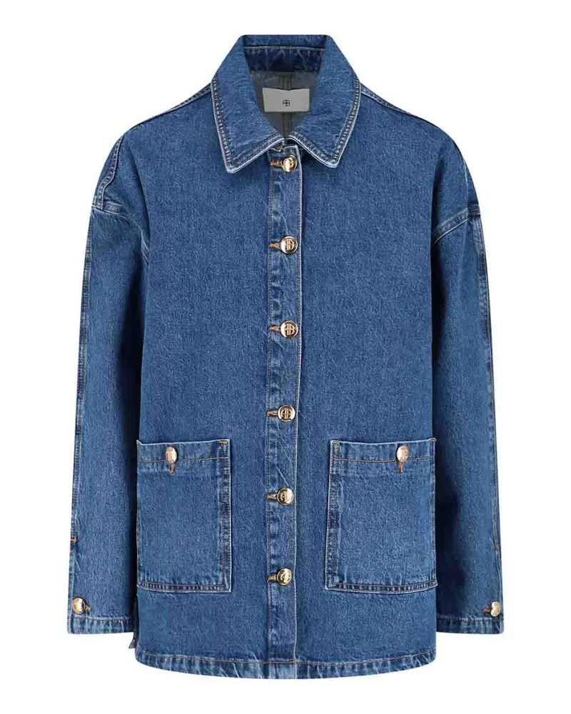 Anine Bing Hemd - Blau Blau