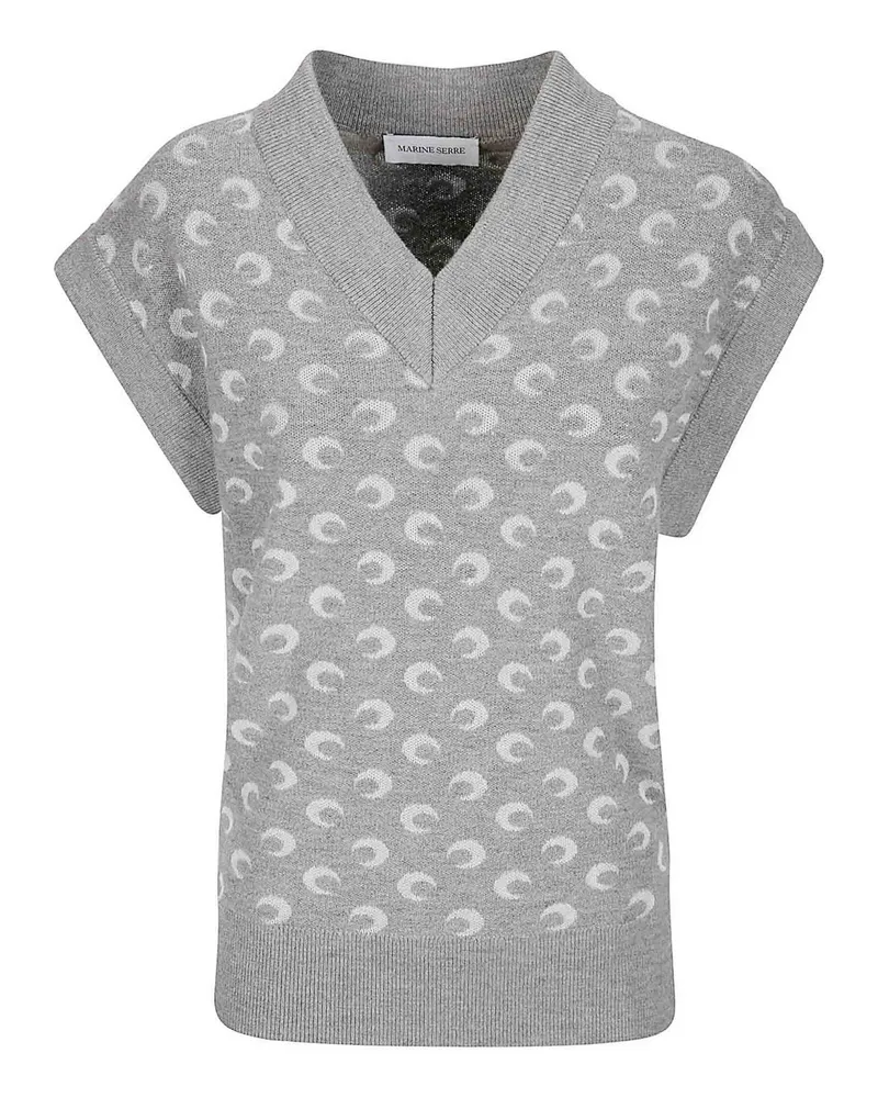 Marine Serre Weste - Grau Grau