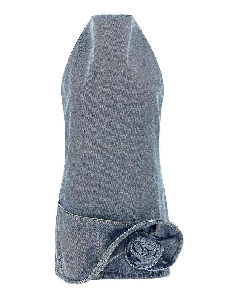 Magda Butrym Knielanges Kleid - Hellblau Hellblau