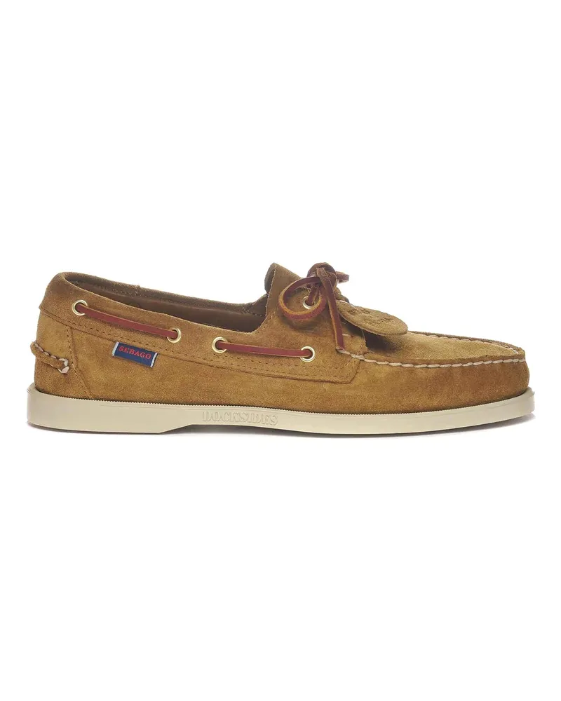 Sebago Mokassins - Dunkelorange Dunkelorange