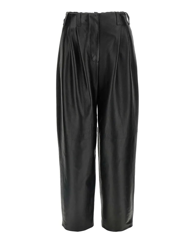 Givenchy Lederhose - Schwarz Schwarz