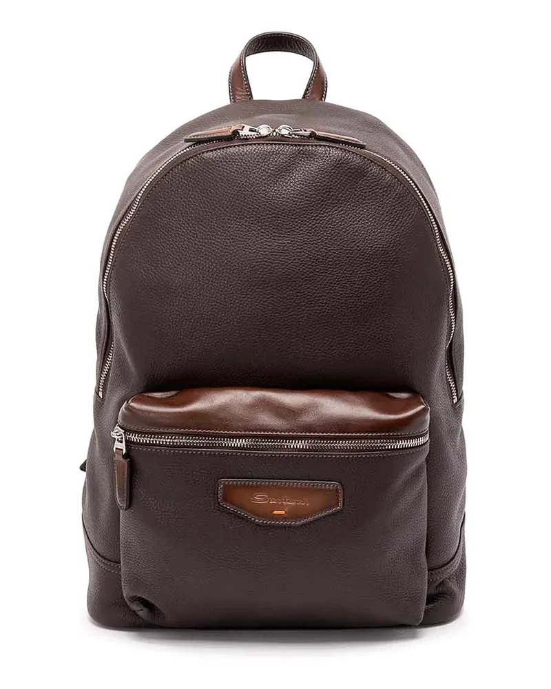 Santoni Rucksack - Dunkelbraun 