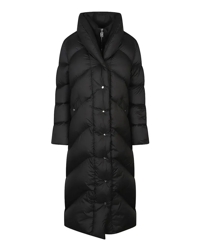 ADD Knielanger Mantel - Schwarz Schwarz