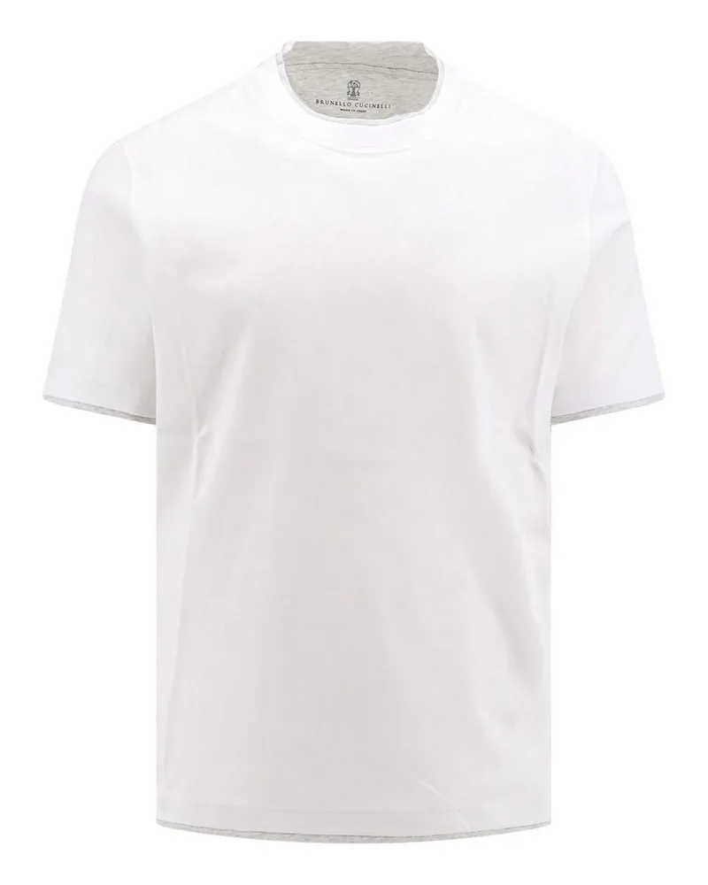 Brunello Cucinelli T-Shirt - Weiß Weiß