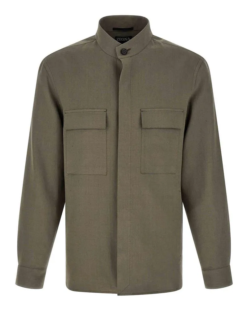 Ermenegildo Zegna Bluse - Grau Grau