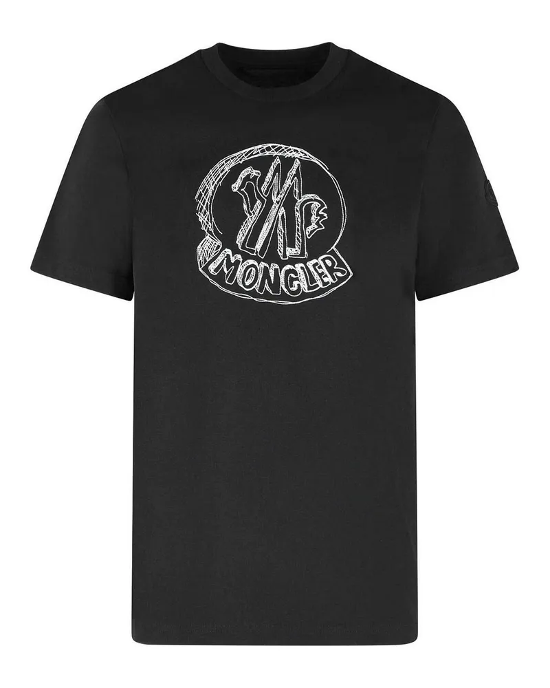 Moncler T-Shirt - Schwarz Schwarz