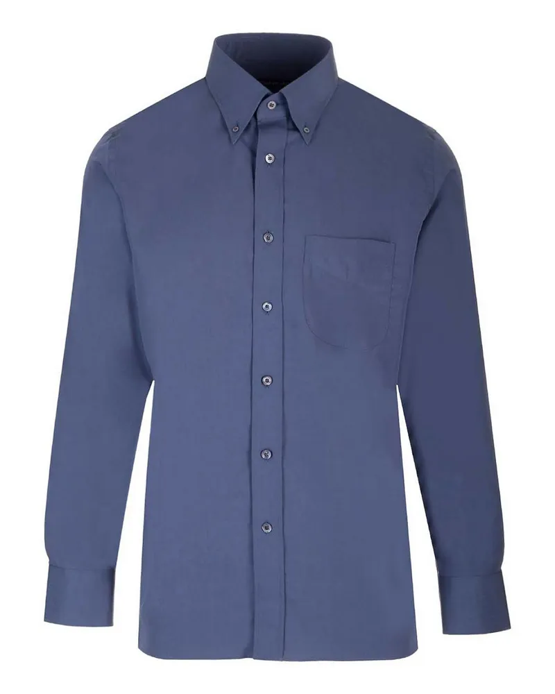 Tom Ford Hemd - Blau Blau