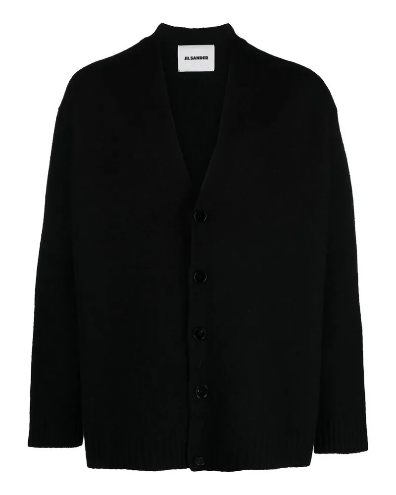 Jil Sander Cardigan - Schwarz Schwarz
