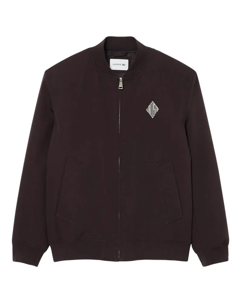 Lacoste Knielanger Mantel - Braun Braun