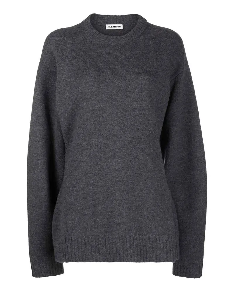 Jil Sander Rundhalspullover - Grau Grau