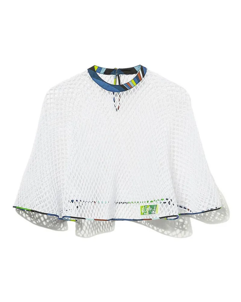 Emilio Pucci Cape - Weiß Weiß
