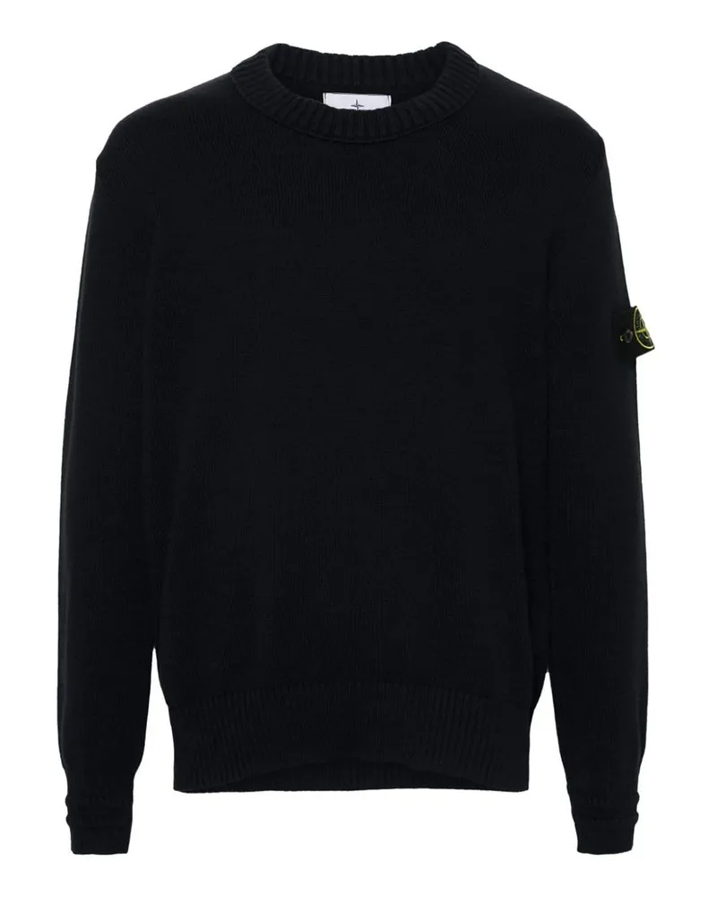 Stone Island Rundhalspullover - Blau Blau