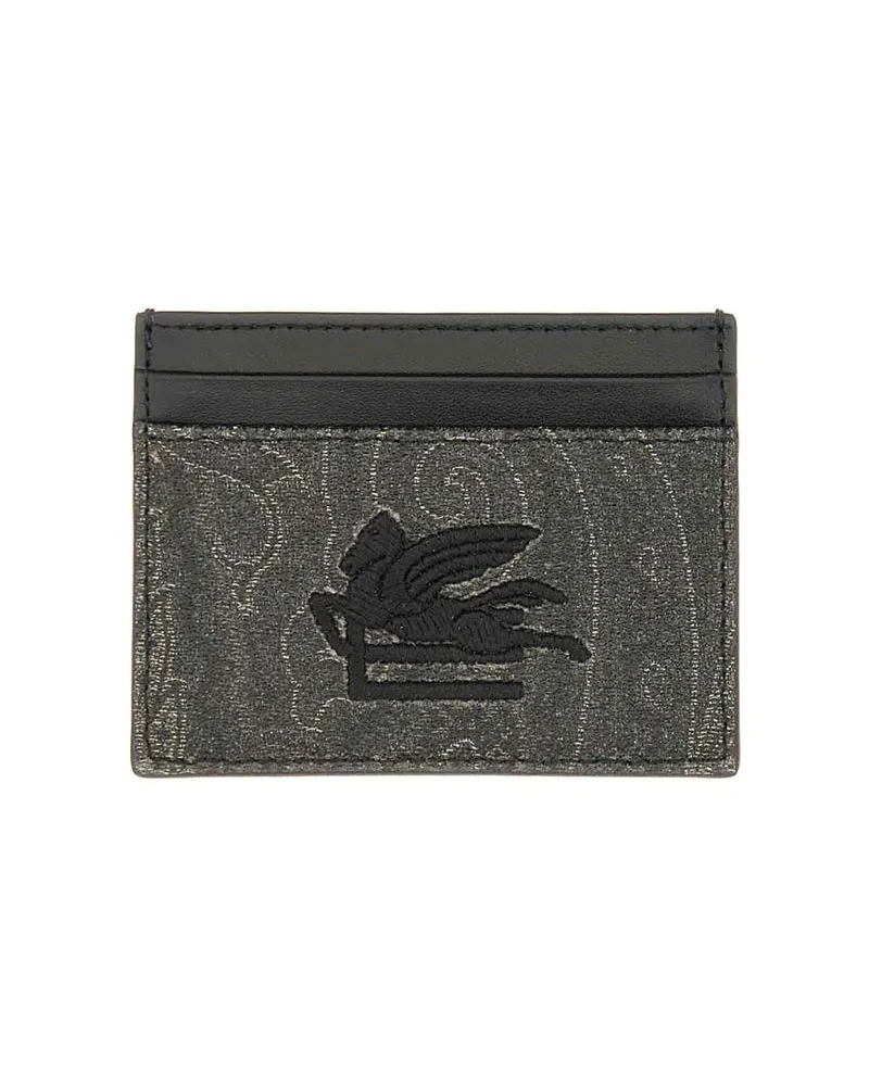 Etro Portemonnaie - Schwarz Schwarz
