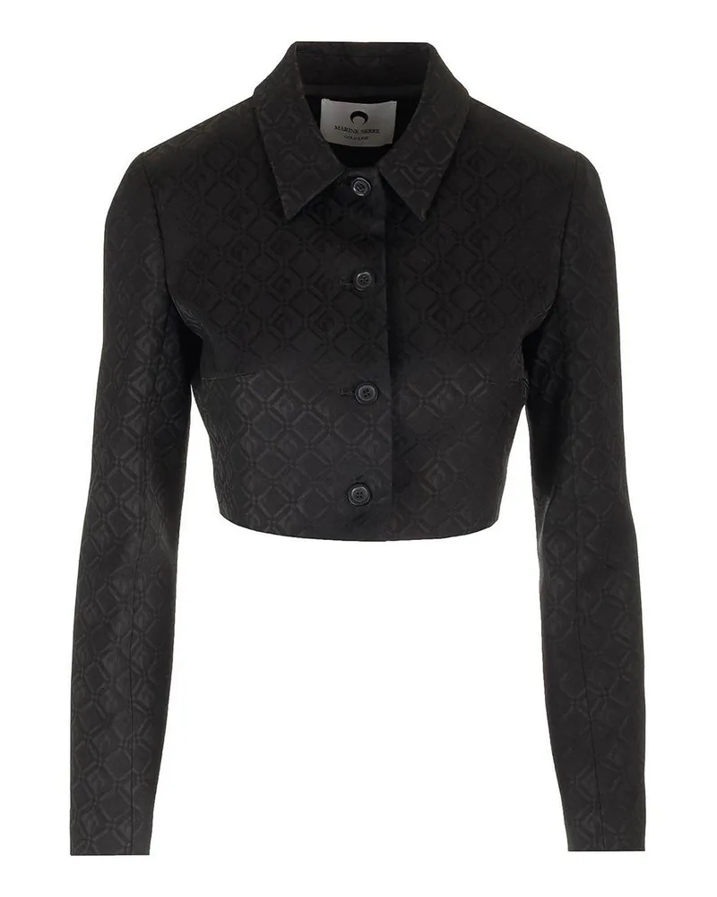 Marine Serre Casualjacke - Schwarz Schwarz