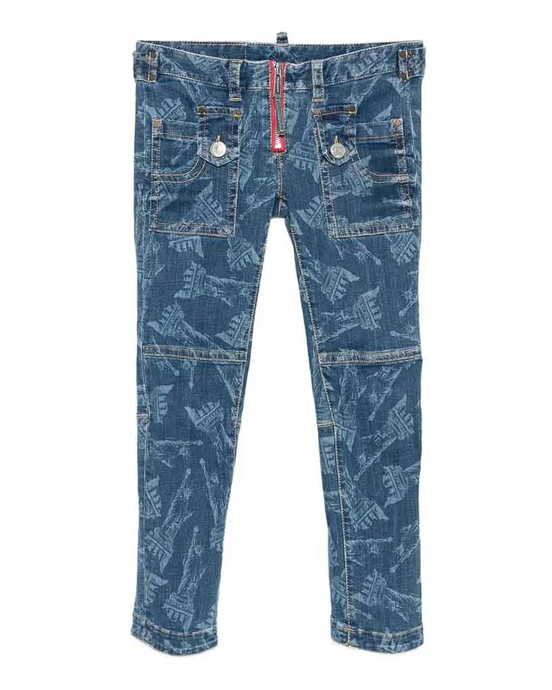 Dsquared2 Skinny Jeans - Blau Blau