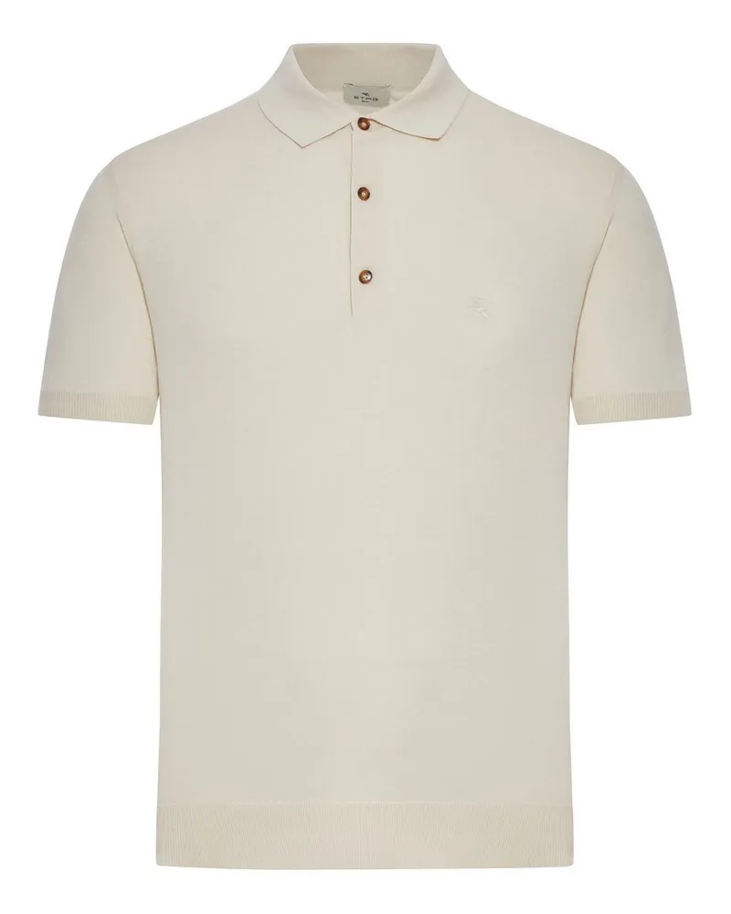 Etro Poloshirt - Weiß Weiß