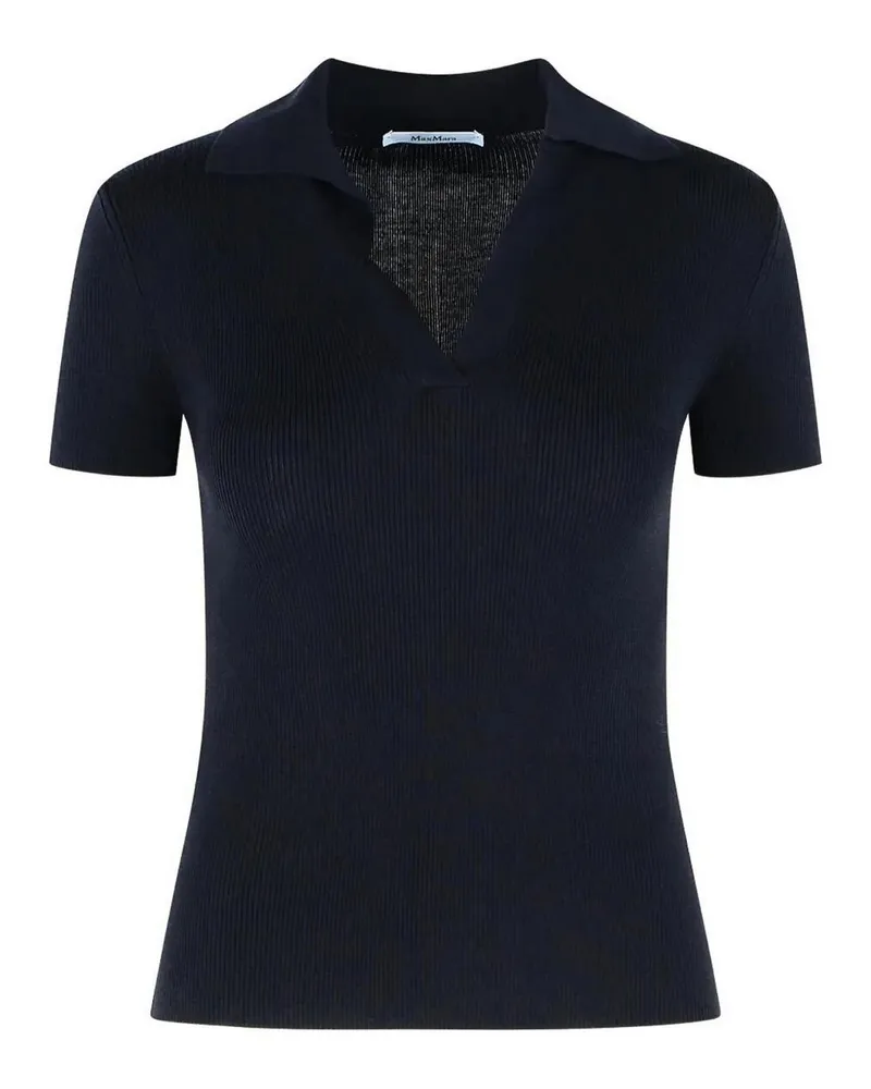 Max Mara Rollkragenpullover - Blau Blau