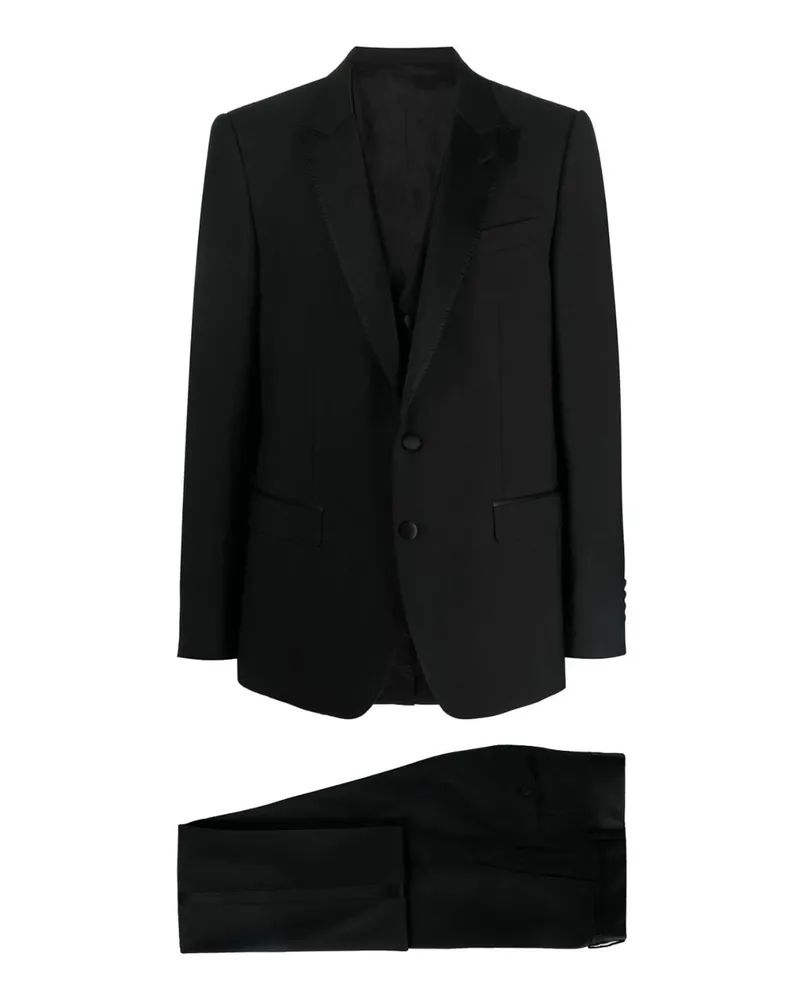Dolce & Gabbana Eleganter Anzug - Schwarz Schwarz