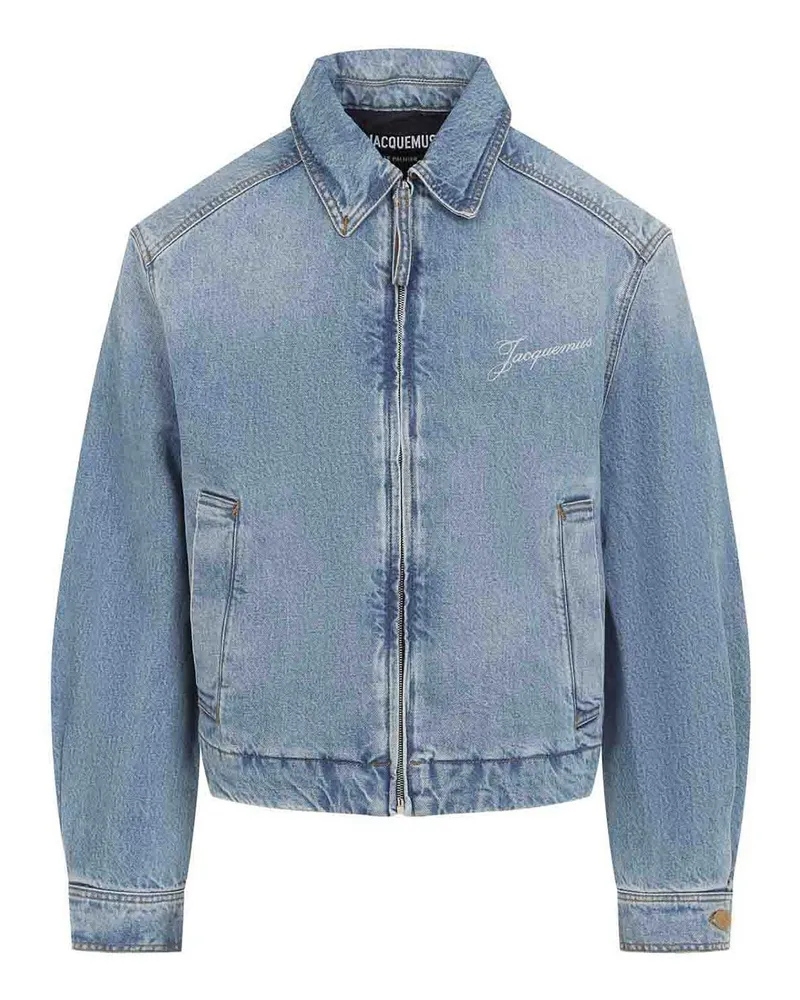 Jacquemus Rundhalspullover - Denim Denim