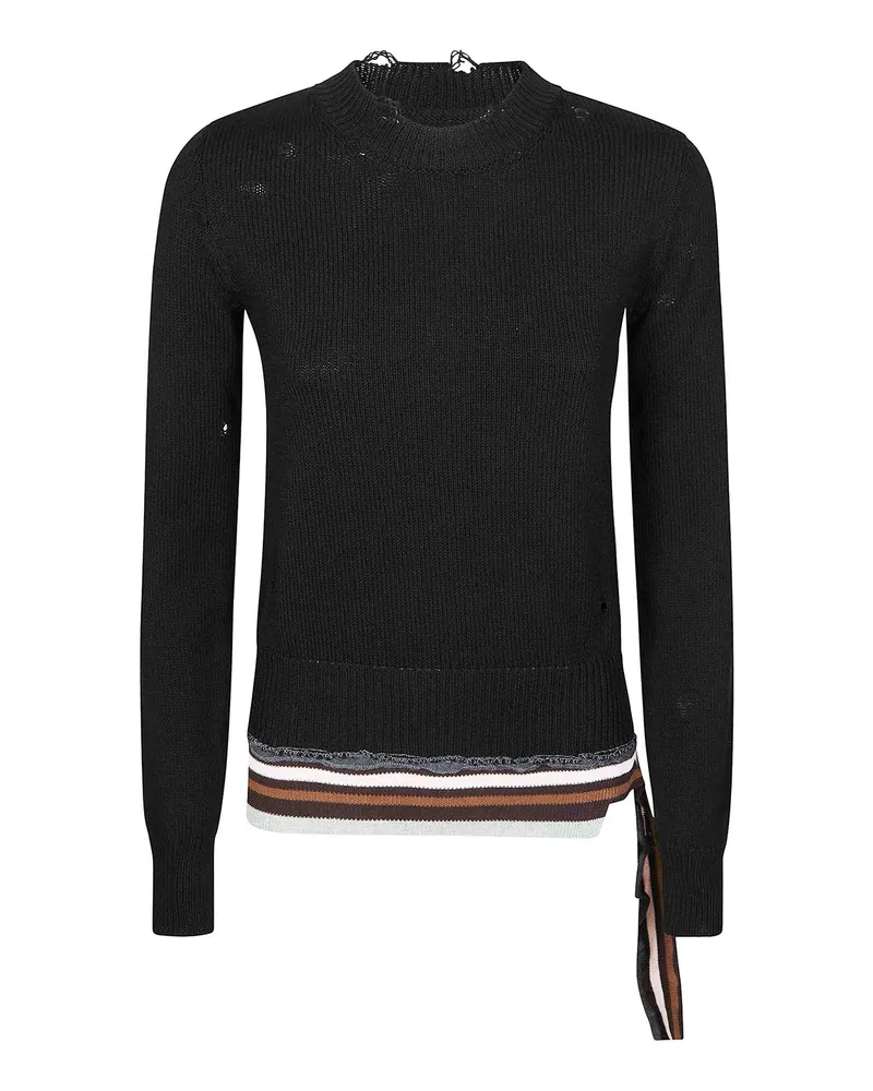 Maison Margiela Rundhalspullover - Blau Blau