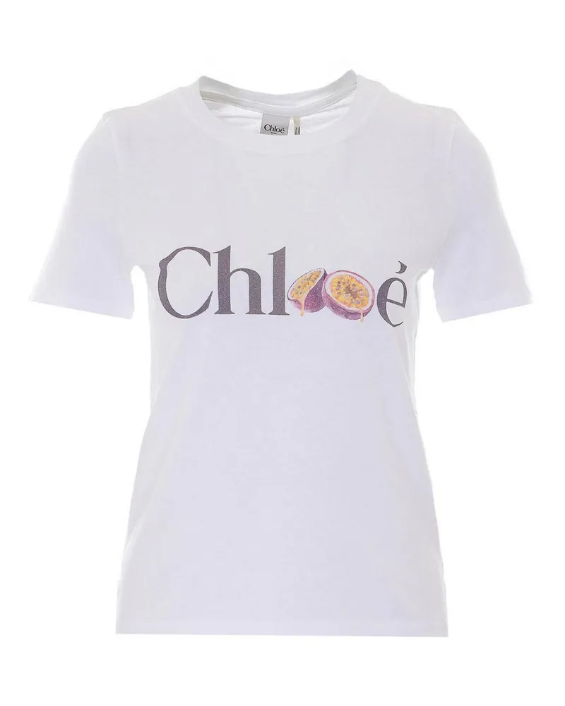 Chloé T-Shirt - Weiß Weiß